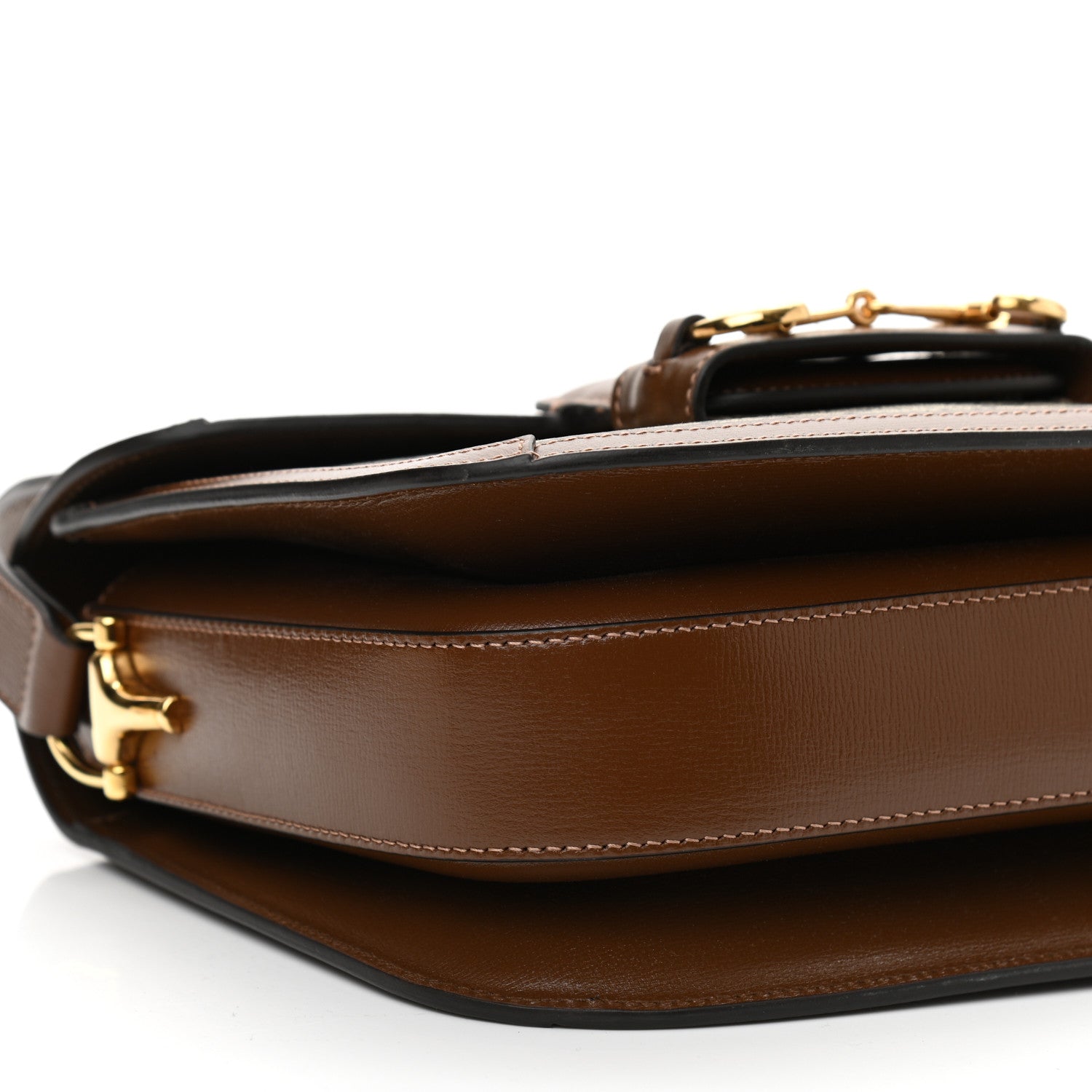 Gucci GG Supreme Monogram Horsebit 1955 Shoulder Bag Beige Brown Sugar 9 of 10