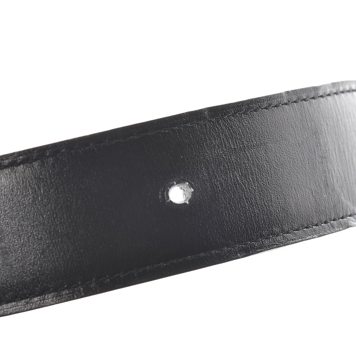 Hermes Box Taurillon Clemence 32mm Belt Strap 90 Orange Black 7 of 9
