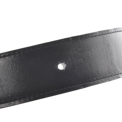 Hermes Box Taurillon Clemence 32mm Belt Strap 90 Orange Black 7 of 9