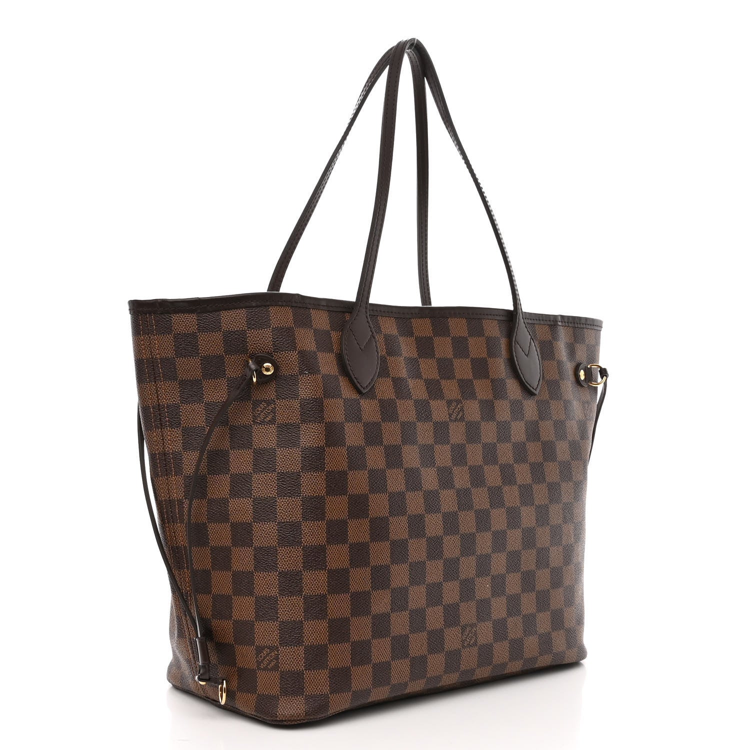 Louis Vuitton Damier Ebene Neo Neverfull MM Rose Ballerine 3 of 14