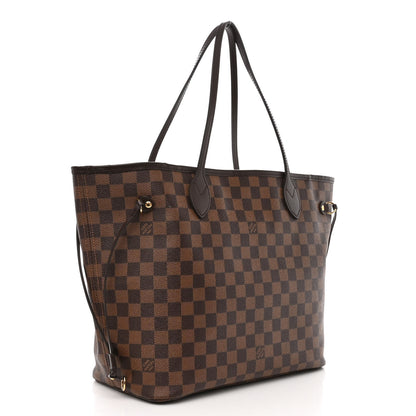 Louis Vuitton Damier Ebene Neo Neverfull MM Rose Ballerine 3 of 14