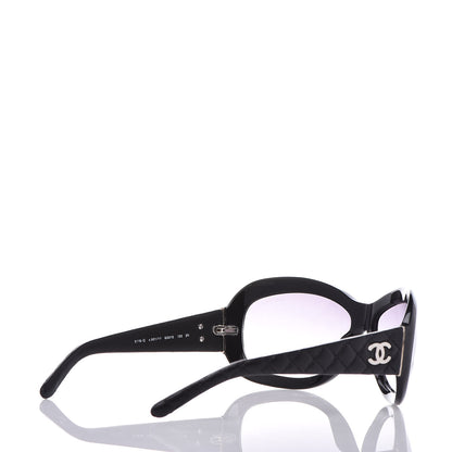 Chanel Lambskin Quilted CC Sunglasses 5116-Q Black 4 of 7