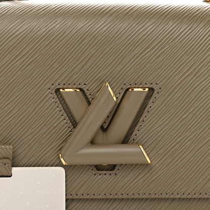 Louis Vuitton Epi Twist Shoulder Bag MM Smokey Brown 5 of 9