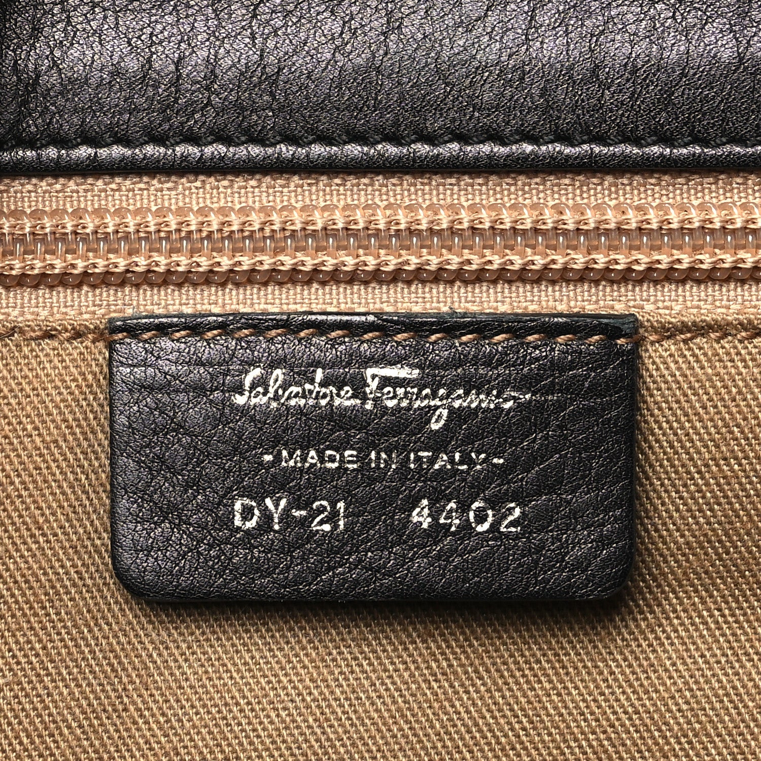 Salvatore Ferragamo Calfskin Gancini Top Handle Satchel Black 6 of 11