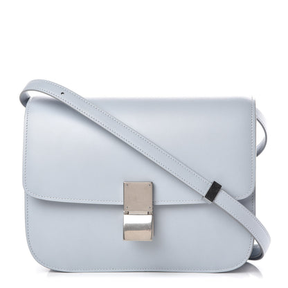 Celine Box Calfskin Medium Classic Box Flap Bag Frost 1 of 10