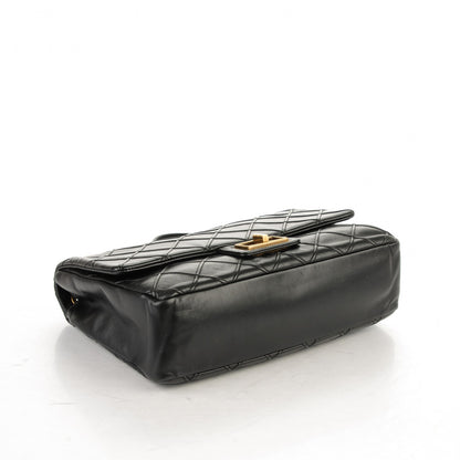 Chanel Calfskin Diamond Debossed Large Cosmos Flap Black 8 of 14