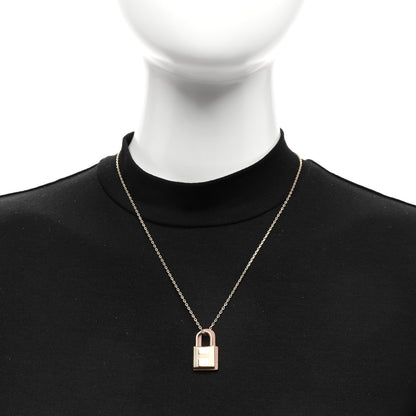 Hermes Swift Small O'Kelly Pendant Necklace Gold 2 of 6