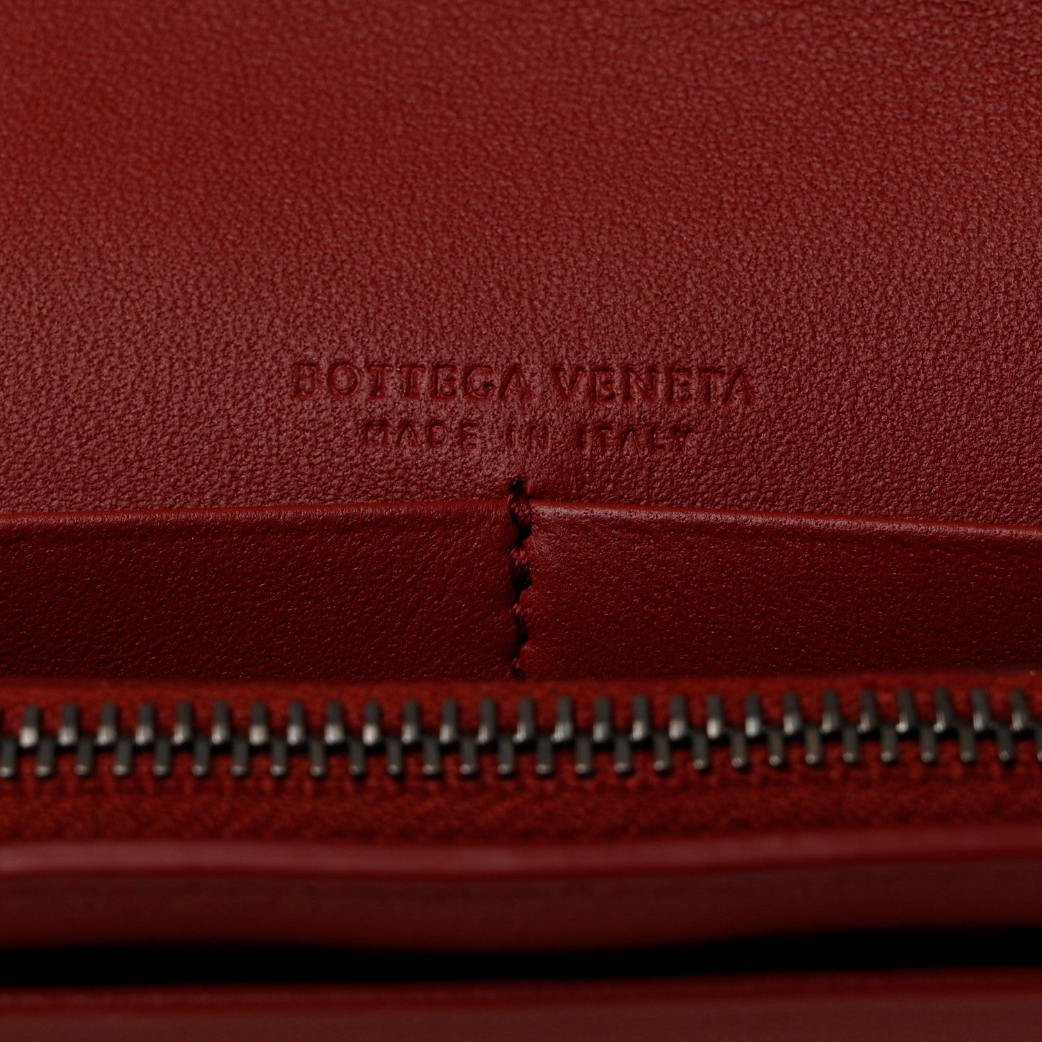 Bottega Veneta Nappa Intrecciato Continental Wallet on Chain Deco Rose Baccarra Rose 5 of 10