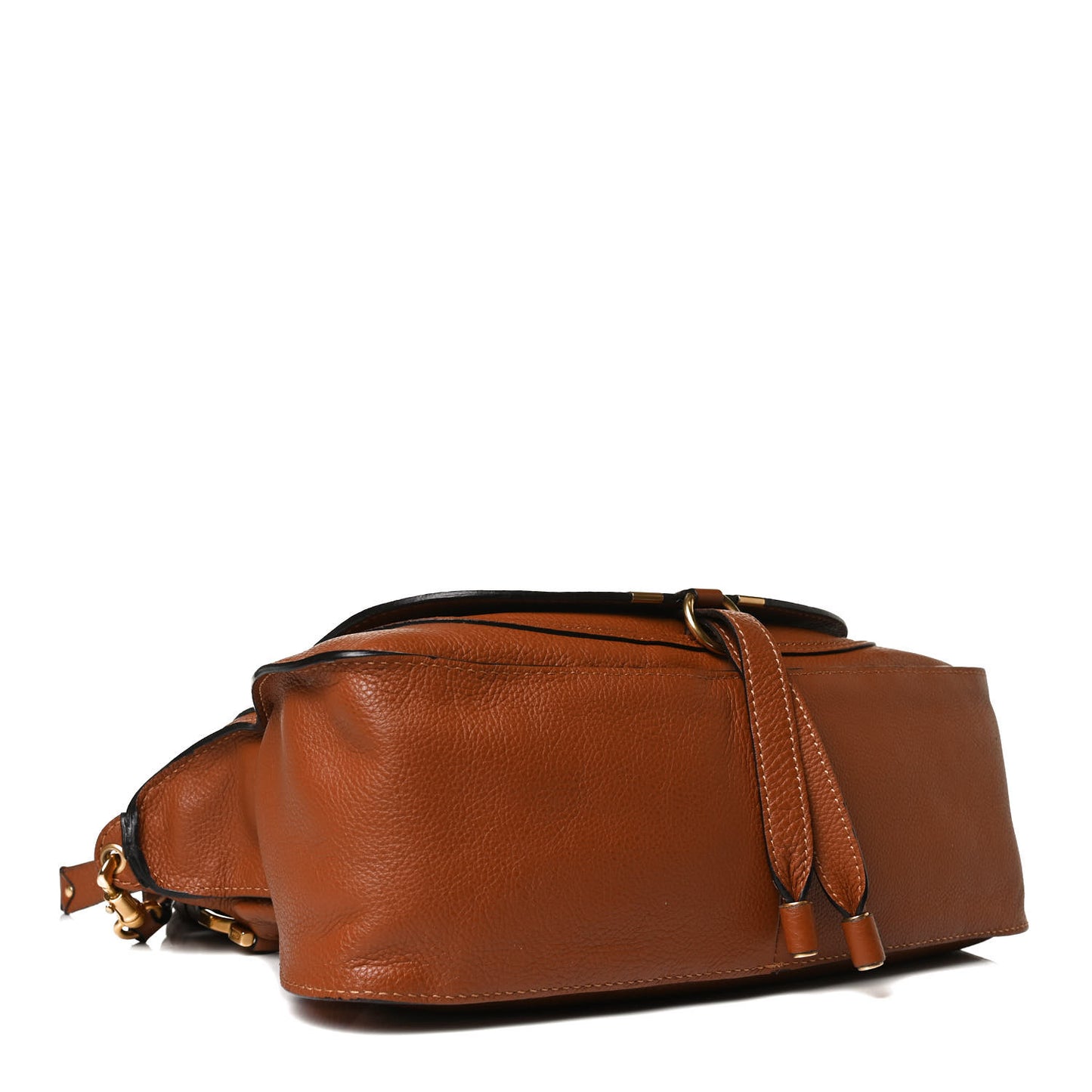 Calfskin Medium Marcie Satchel Tan