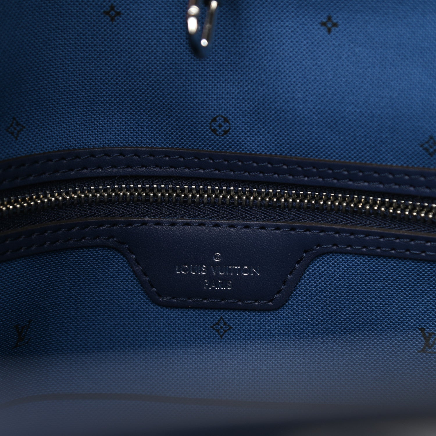 Louis Vuitton Monogram Escale Neverfull MM Blue 7 of 12