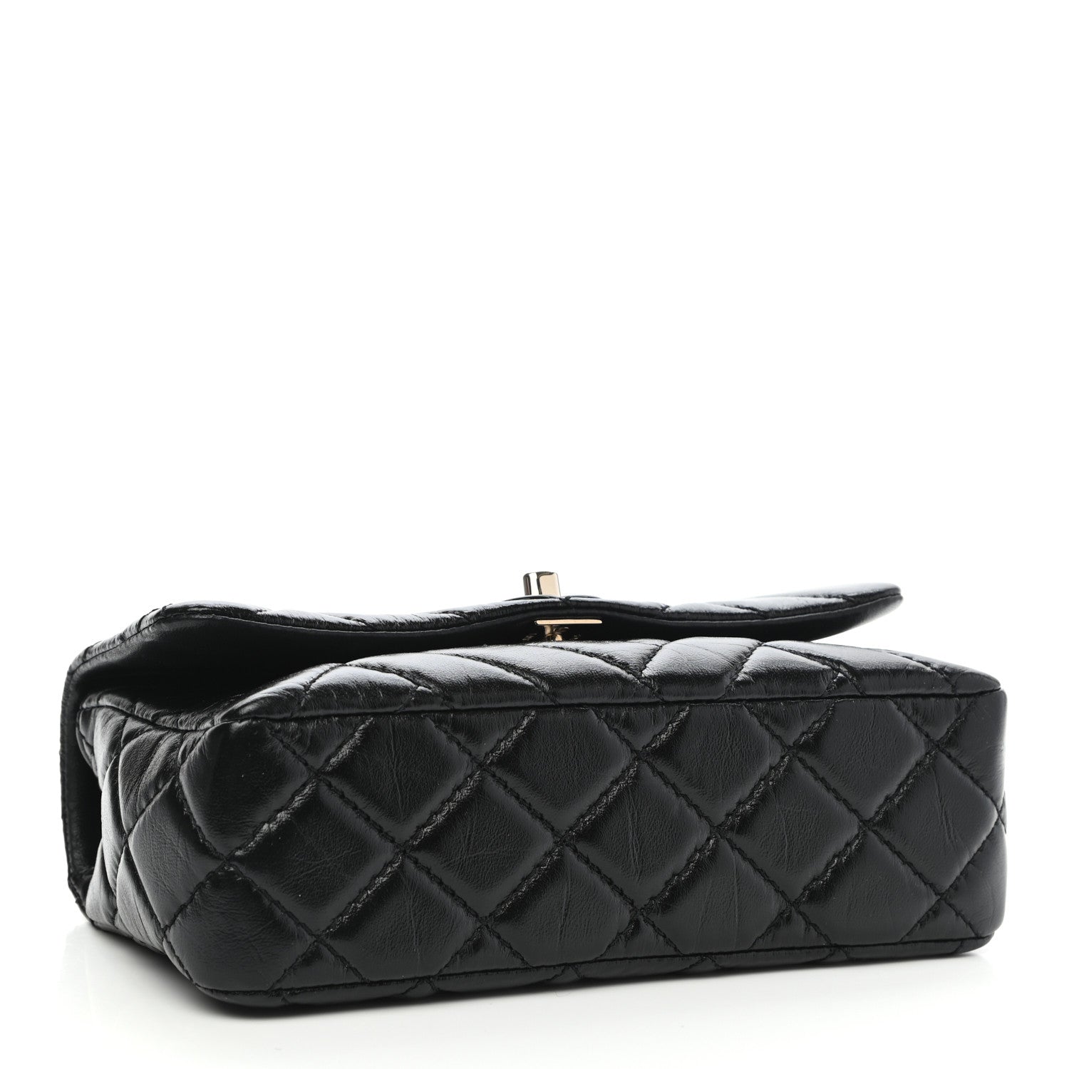 Chanel Shiny Lambskin Quilted Small Montcoco Flap Black 4 of 11