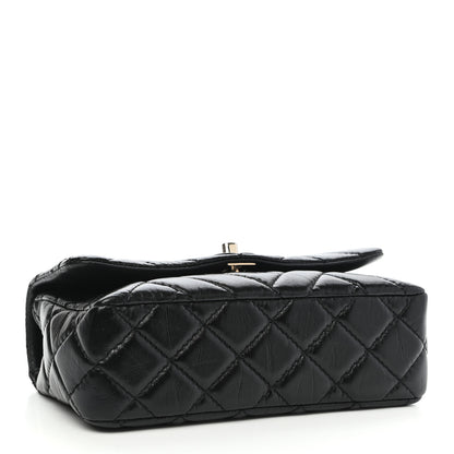 Chanel Shiny Lambskin Quilted Small Montcoco Flap Black 4 of 11