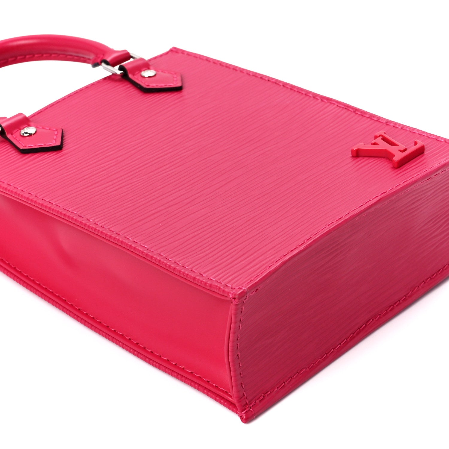 Louis Vuitton Epi Petit Sac Plat Rose Pondicherry 10 of 11