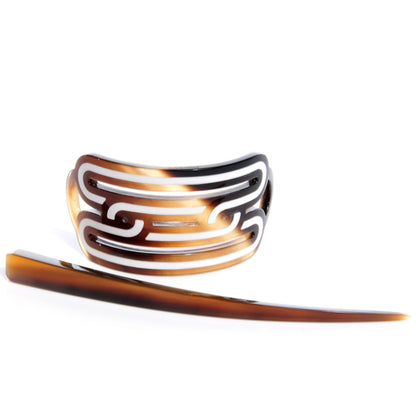 Hermes Buffalo Horn Hair Barrette 5 of 6