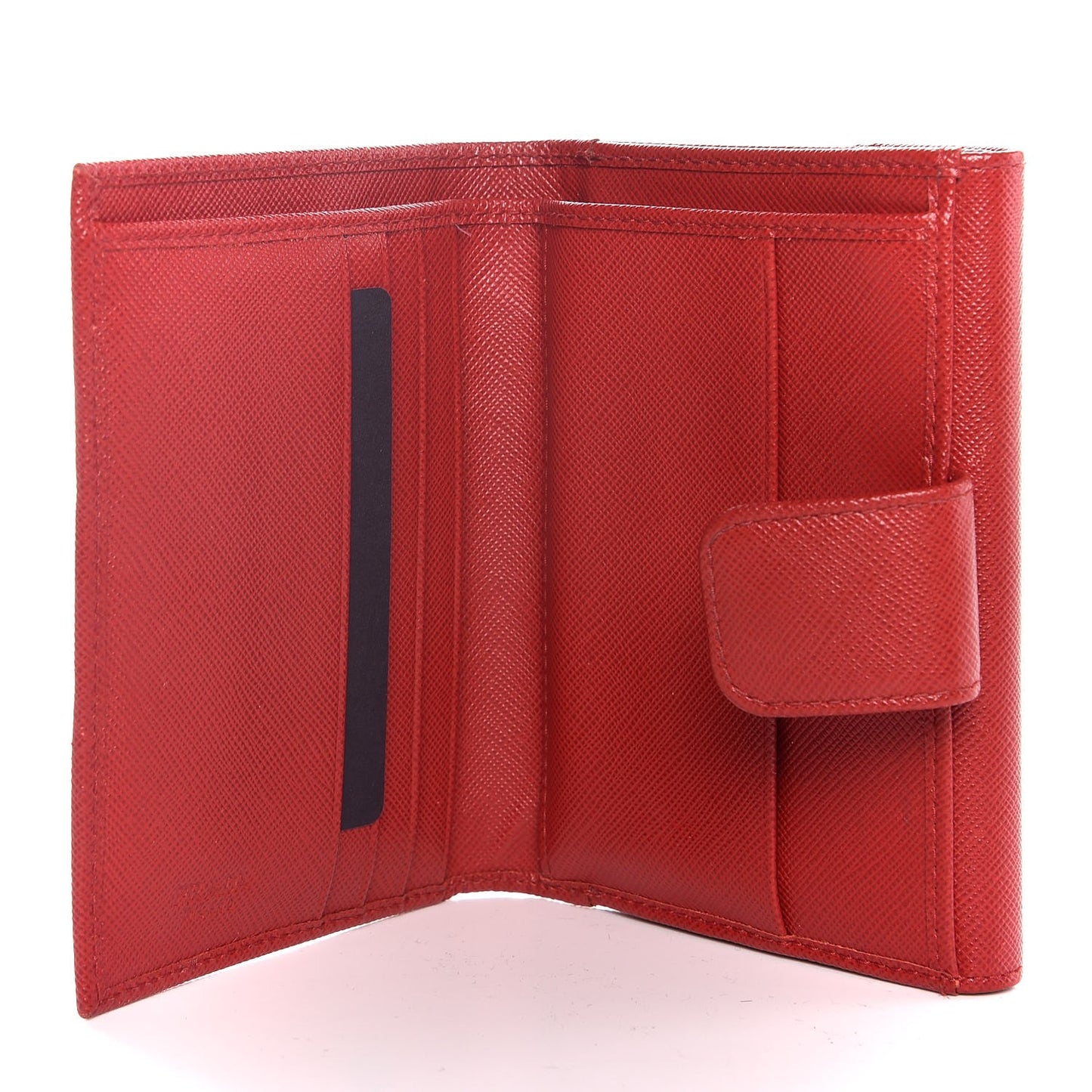 Saffiano Metal Flap Wallet Fuoco