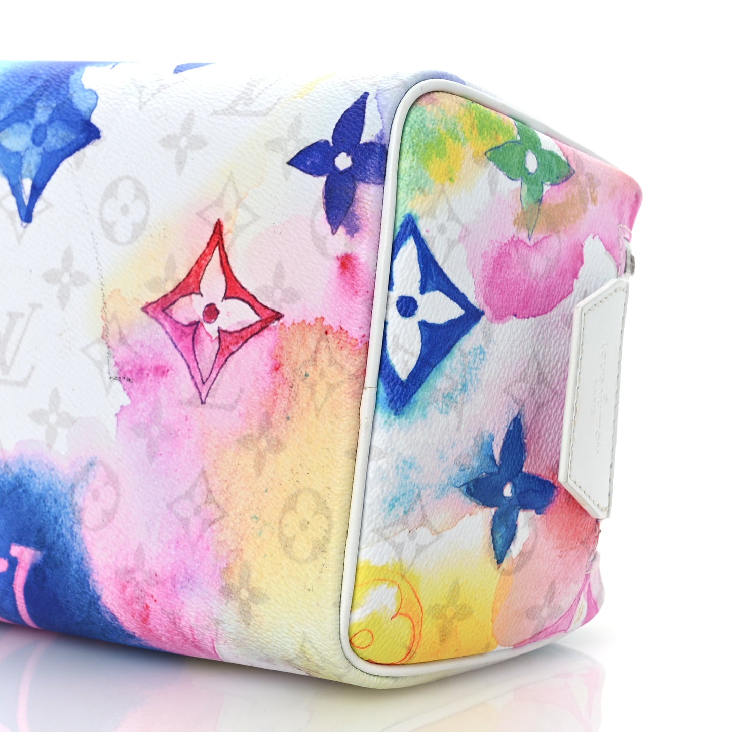 Monogram Watercolor Dopp Kit Toilet Pouch Multicolor