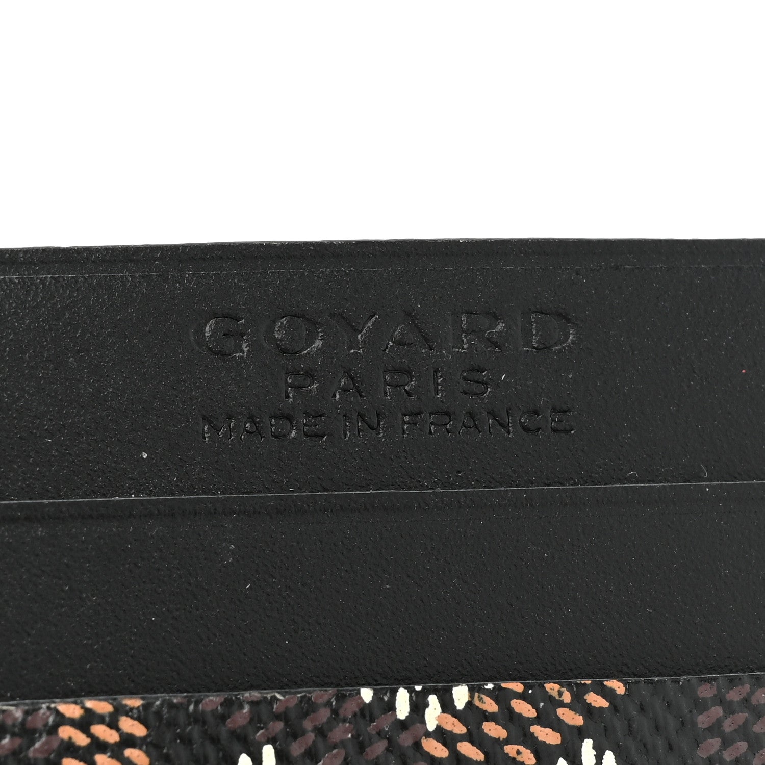 Goyard Goyardine Saint Sulpice Card Holder Black 6 of 9