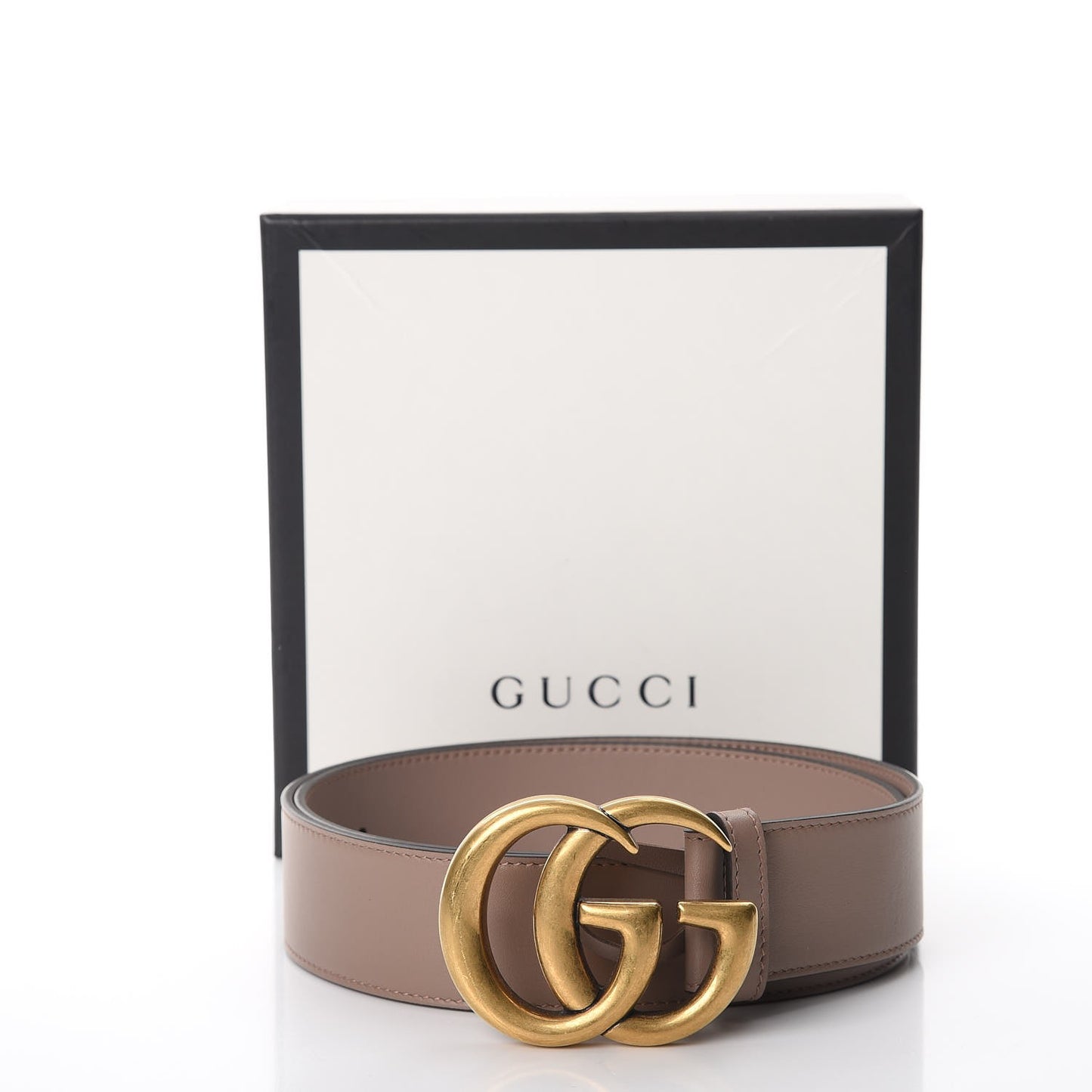 Calfskin Double G 40mm Belt 90 36 Porcelain Rose