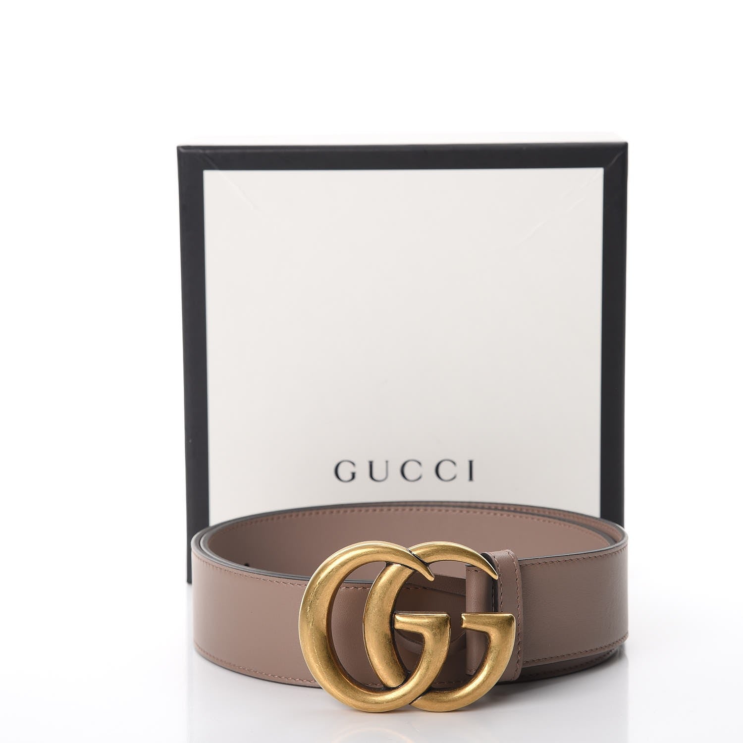 Gucci Calfskin Double G 40mm Belt 90 36 Porcelain Rose 8 of 8