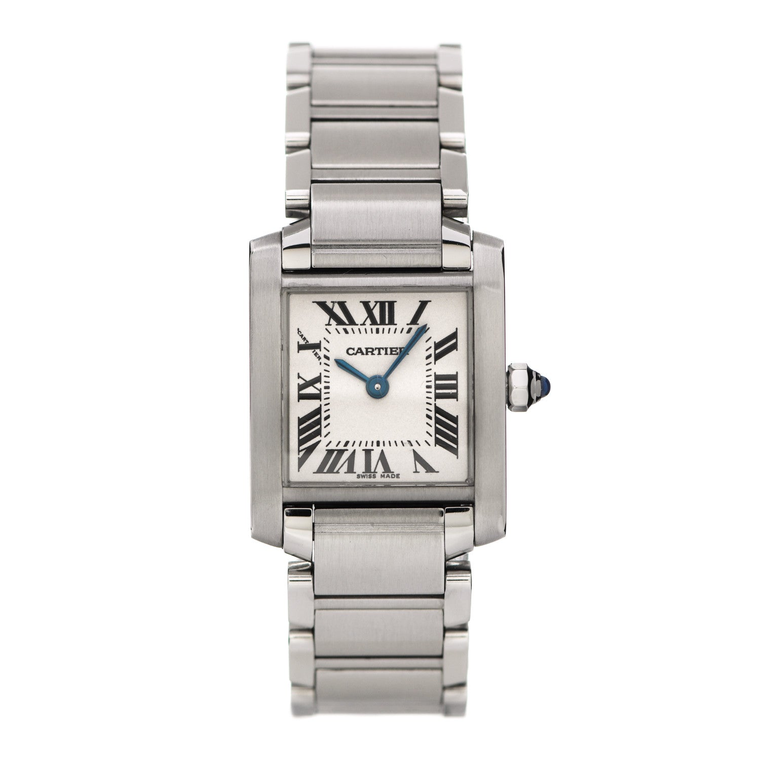 Cartier Stainless Steel 20mm Tank Francaise Quartz Watch 1 of 4