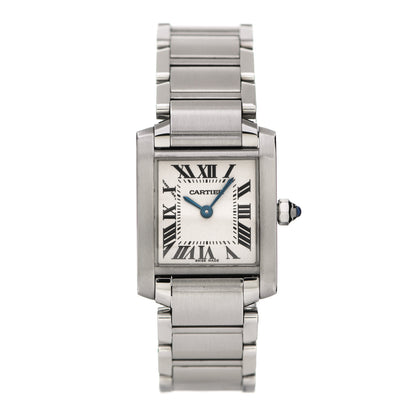 Cartier Stainless Steel 20mm Tank Francaise Quartz Watch 1 of 4
