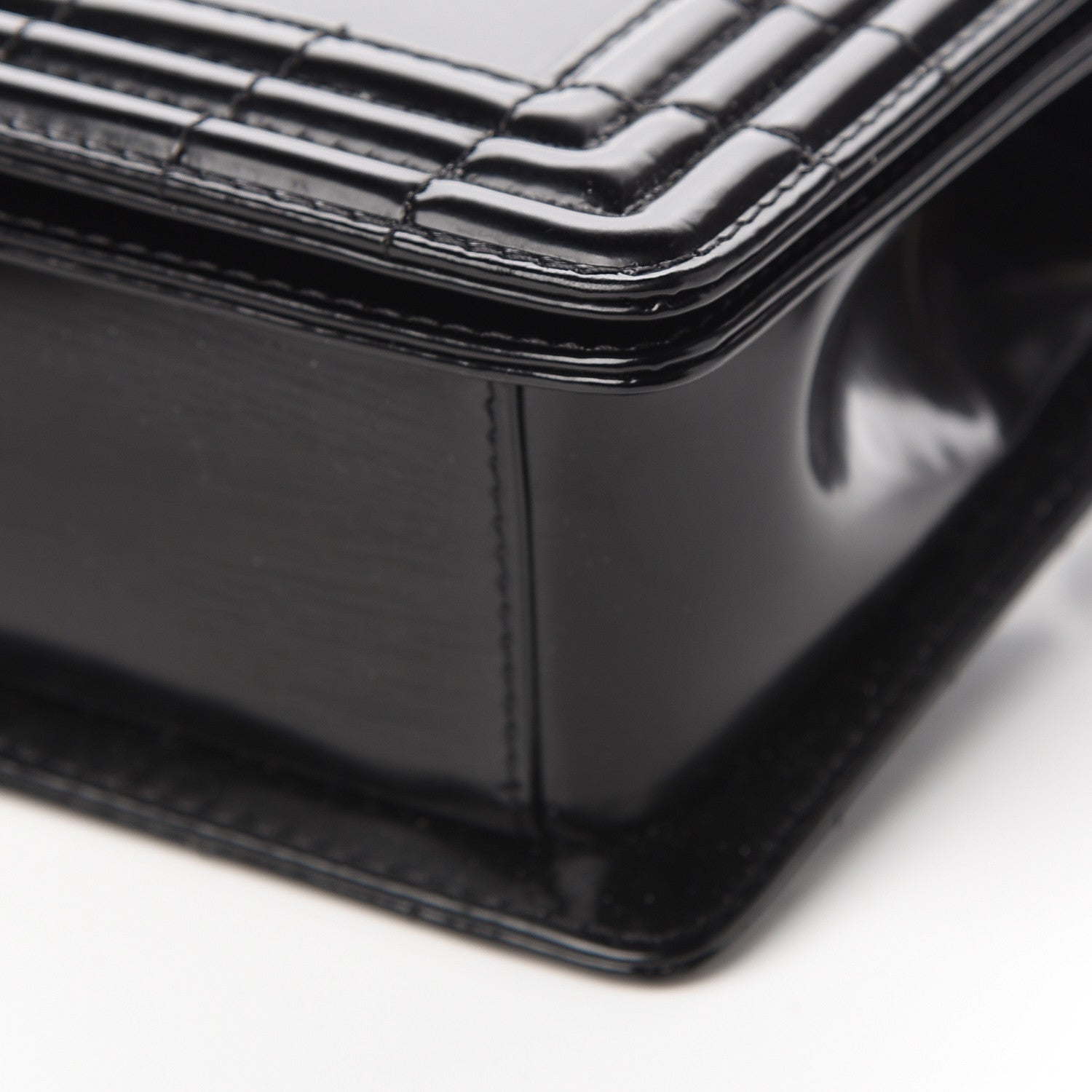 Chanel Glazed Calfskin Medium Boy Flap Black 9 of 11