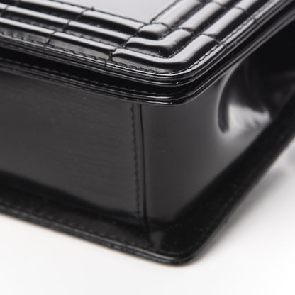 Chanel Glazed Calfskin Medium Boy Flap Black 9 of 11