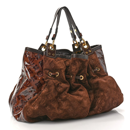 Louis Vuitton Suede Patent Monogram Irene Espresso 2 of 8