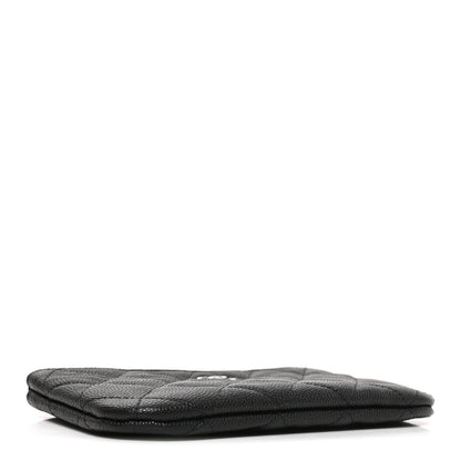 Chanel Caviar Quilted Small Cosmetic Case Black 4 of 8