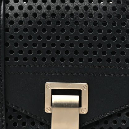 Proenza Schouler Lambskin Perforated Mini PS1 Satchel Black 8 of 10