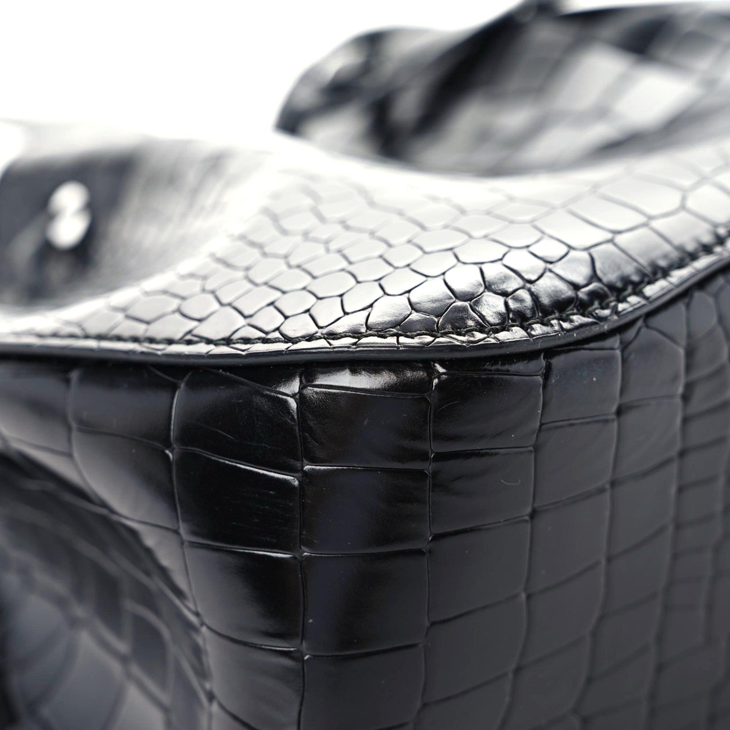 Alaia Alligator Rose-Marie 19 Bag Black 5 of 15