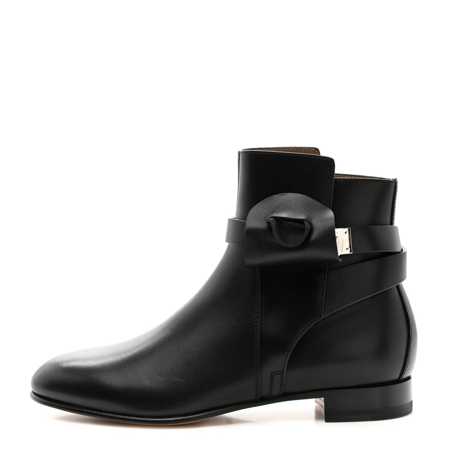 Calfskin Neo Ankle Boots 36 Black