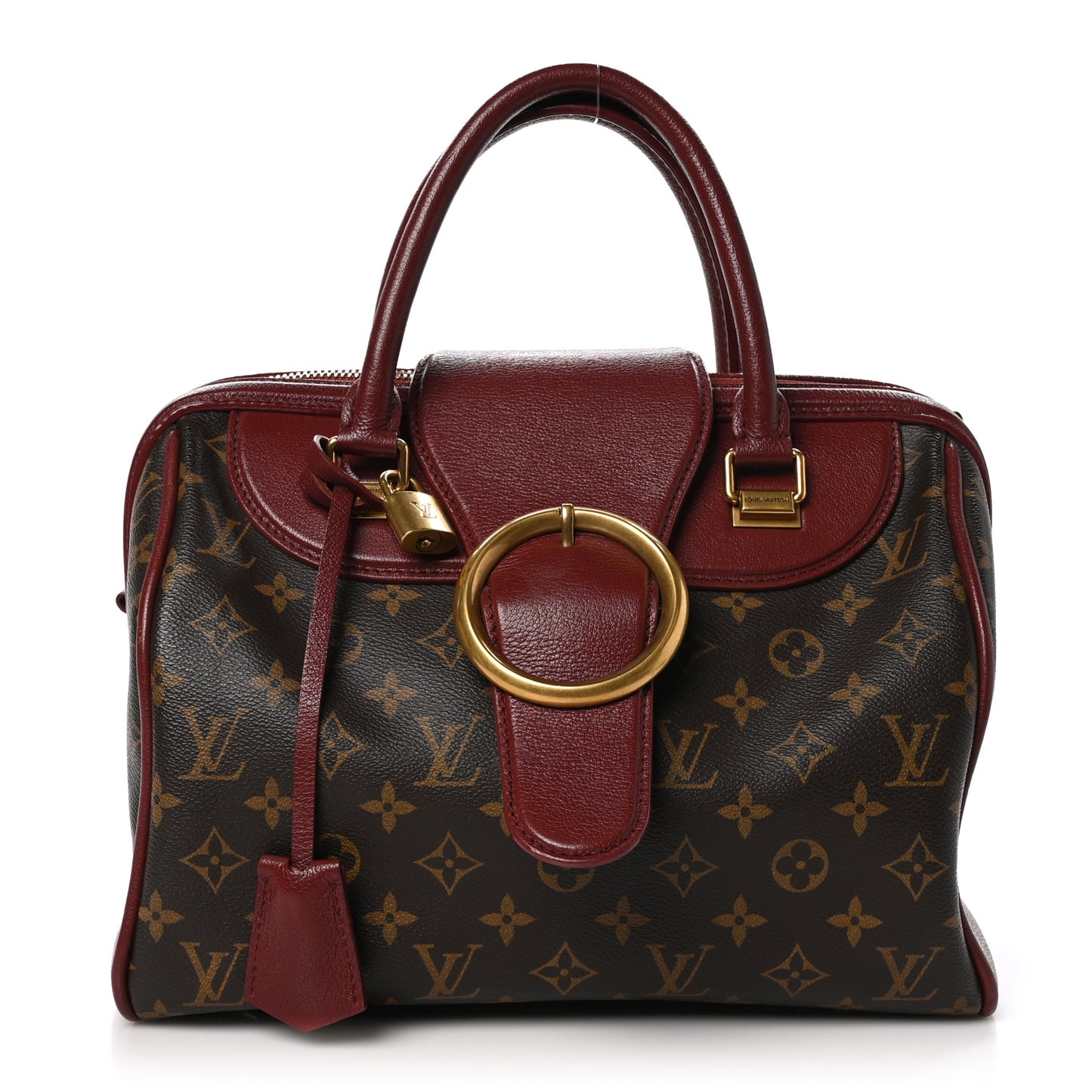 Monogram Golden Arrow Speedy Burgundy