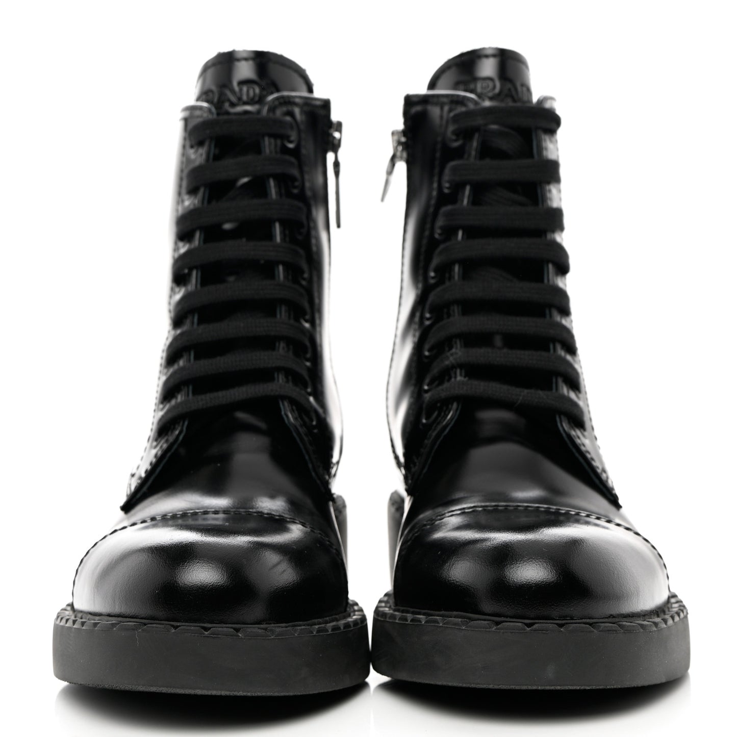 Spazzolato Chocolate 50mm Combat Boots 35.5 Black