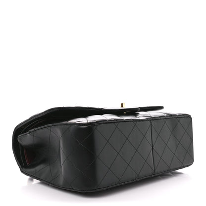Chanel Lambskin Quilted Jumbo Double Flap Black 4 of 11