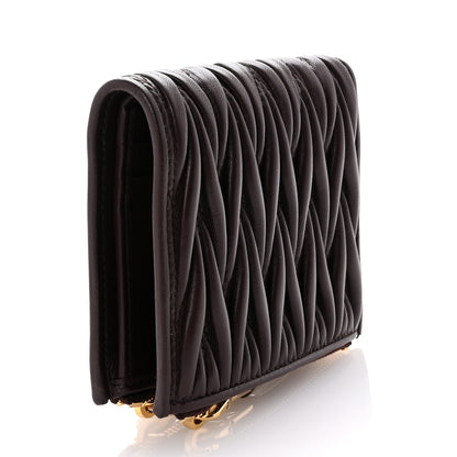Miu Miu Nappa Matelasse Small Wallet Radica 3 of 7