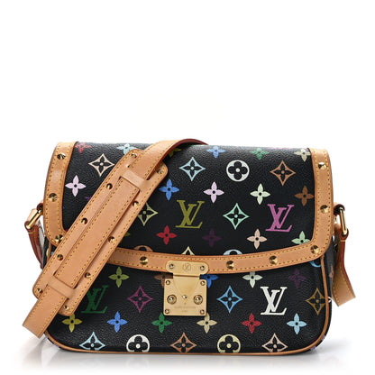 Louis Vuitton Monogram Multicolor Sologne Black 1 of 9
