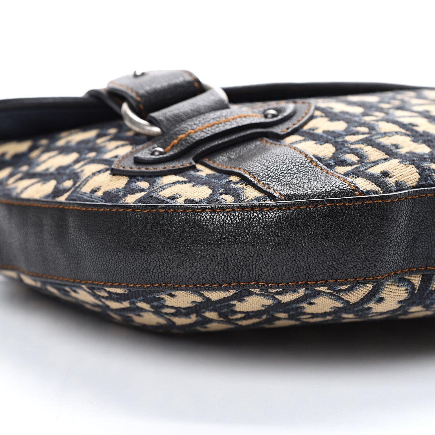 Christian Dior Monogram Traveler Shoulder Bag Navy 8 of 17