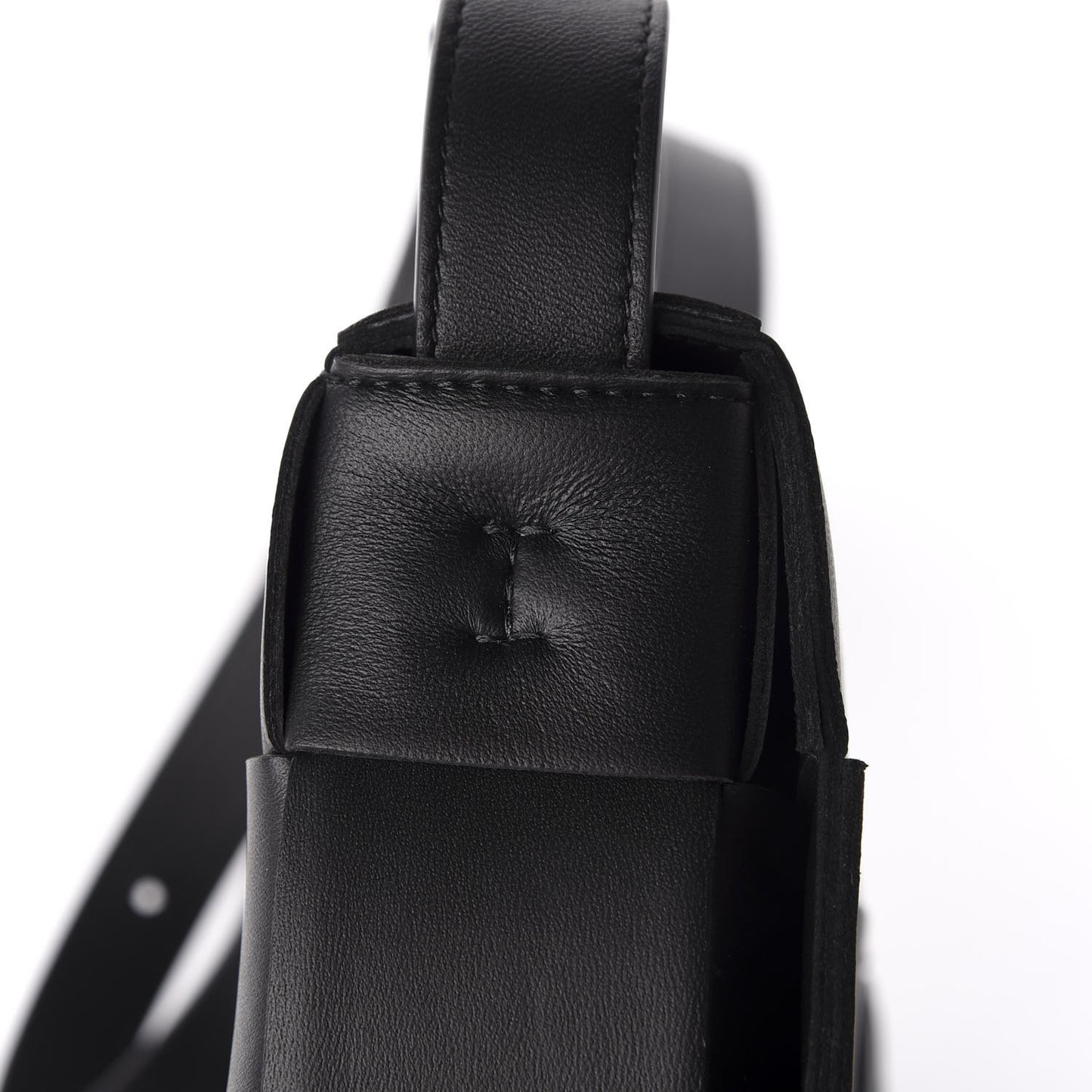 Lambskin Maxi Intrecciato Cassette Crossbody Bag Black