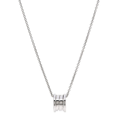 Bulgari 18K White Gold B.Zero1 Pendant Necklace 1 of 5