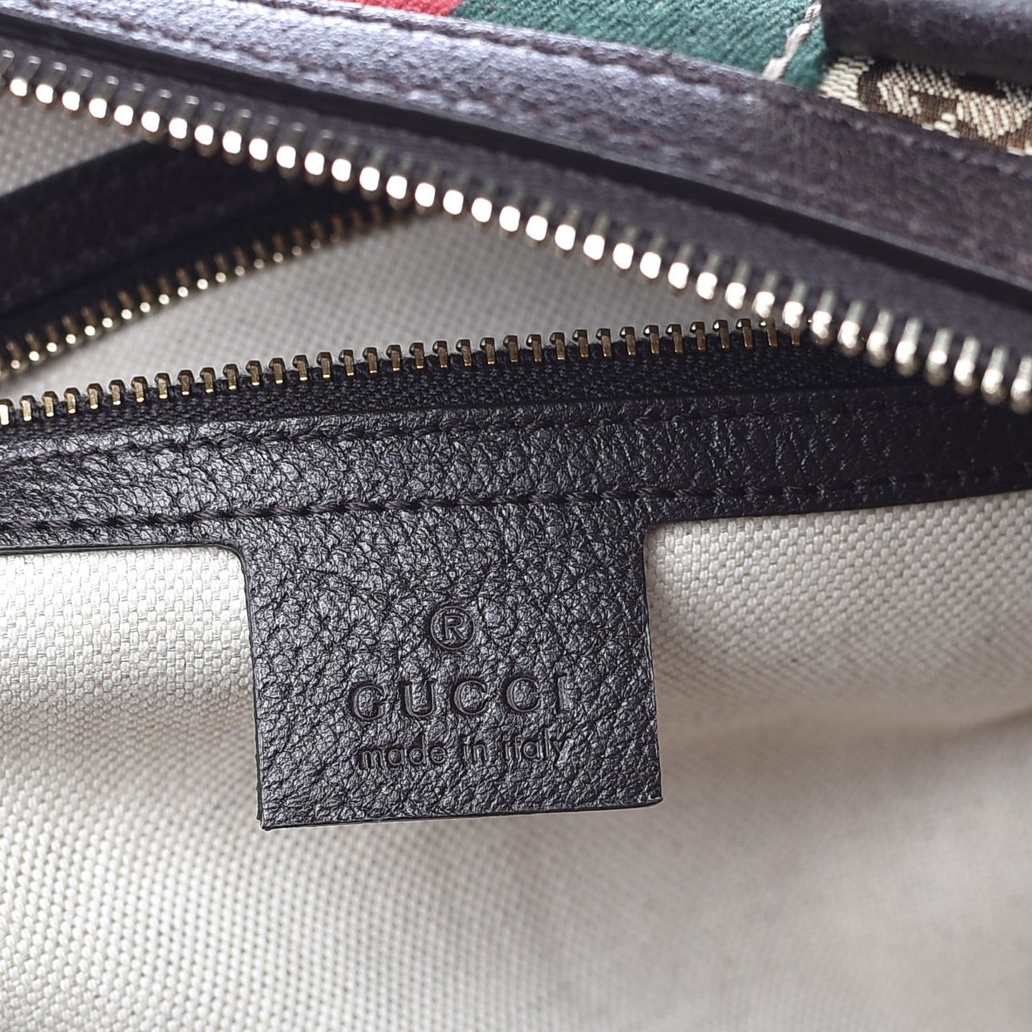 Monogram Vintage Web Medium Webby Bee Boston Dark Brown