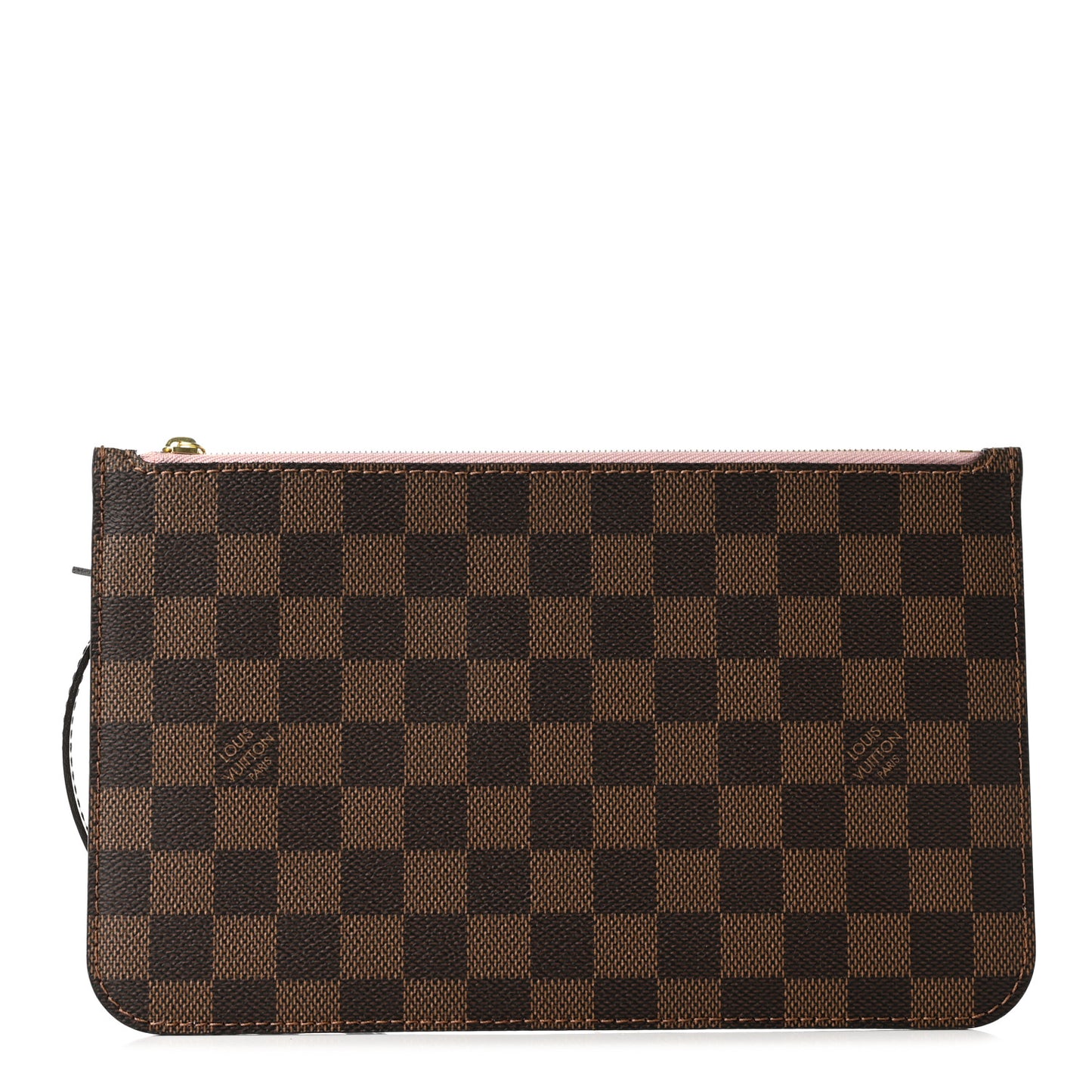 Damier Ebene Neverfull MM GM Pochette Rose Ballerine
