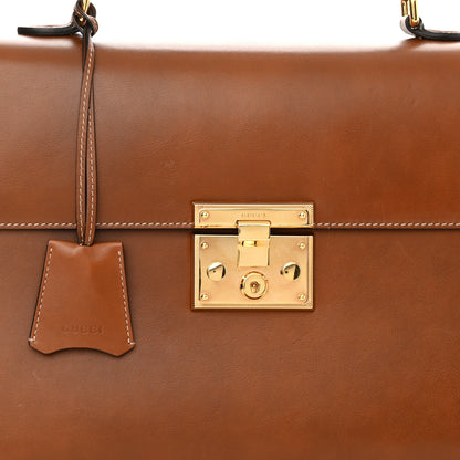 Gucci Calfskin Medium Padlock Signature Top Handle Bag Cuir 8 of 15