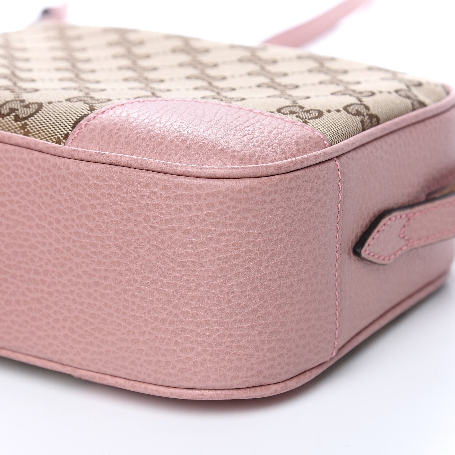 Gucci Monogram Mini Bree Messenger Bag Beige Soft Pink 9 of 9