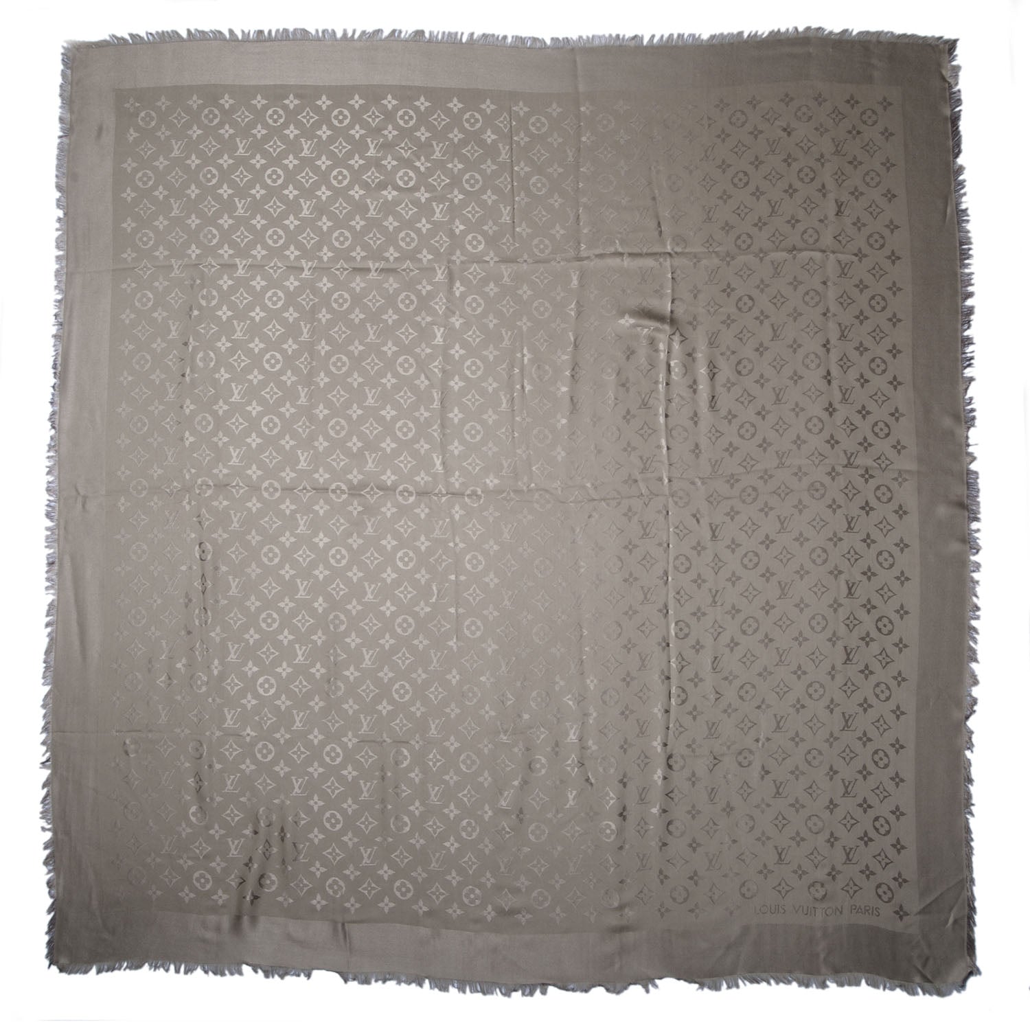 Louis Vuitton Silk Wool Monogram Shawl Verone 3 of 5