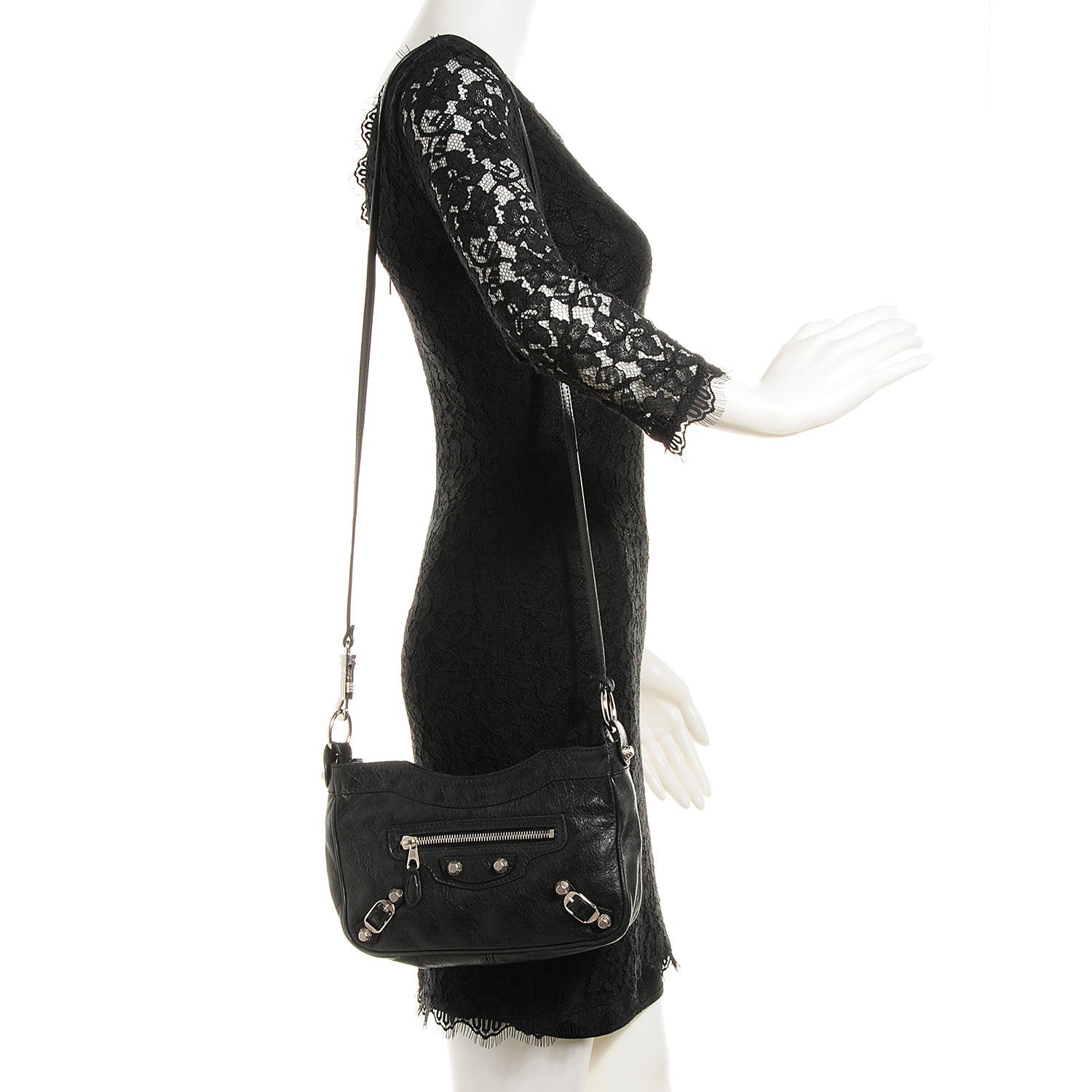 Balenciaga Agneau Giant 12 Silver Hardware Hip Black 2 of 11