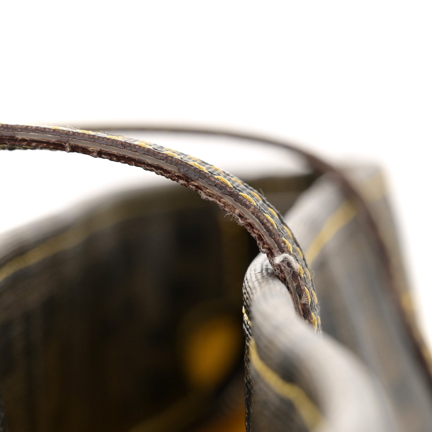 Zucca Spalmati Small Roll Tote Tobacco Yellow