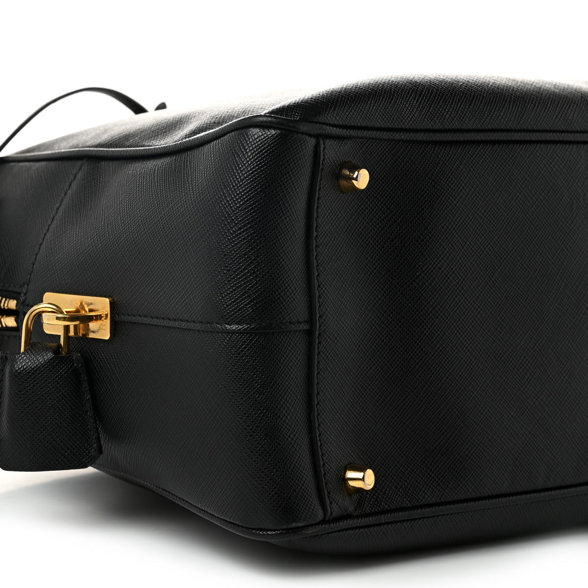 Saffiano Lux Bowler Black