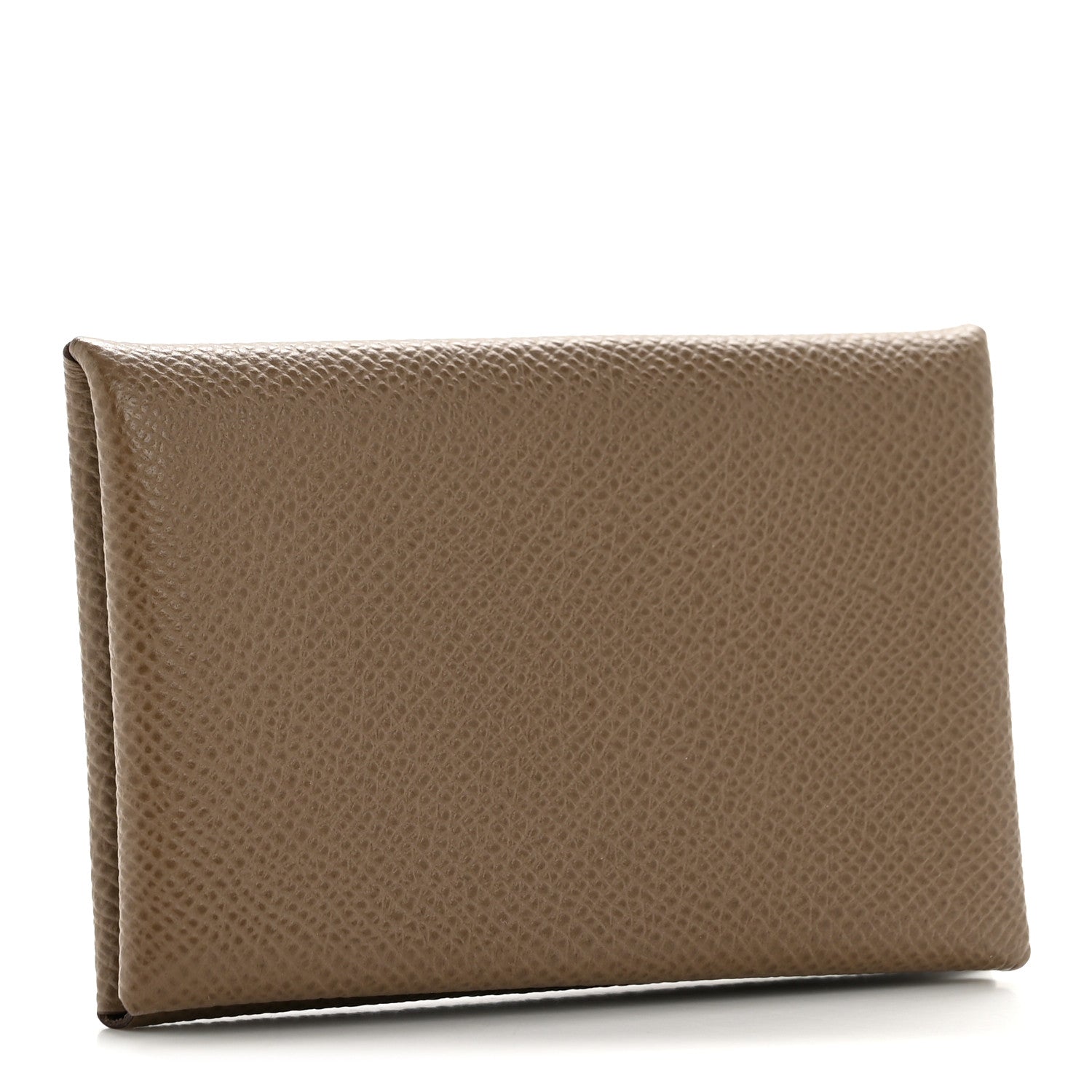 Hermes Epsom Calvi Card Case Etoupe 3 of 8