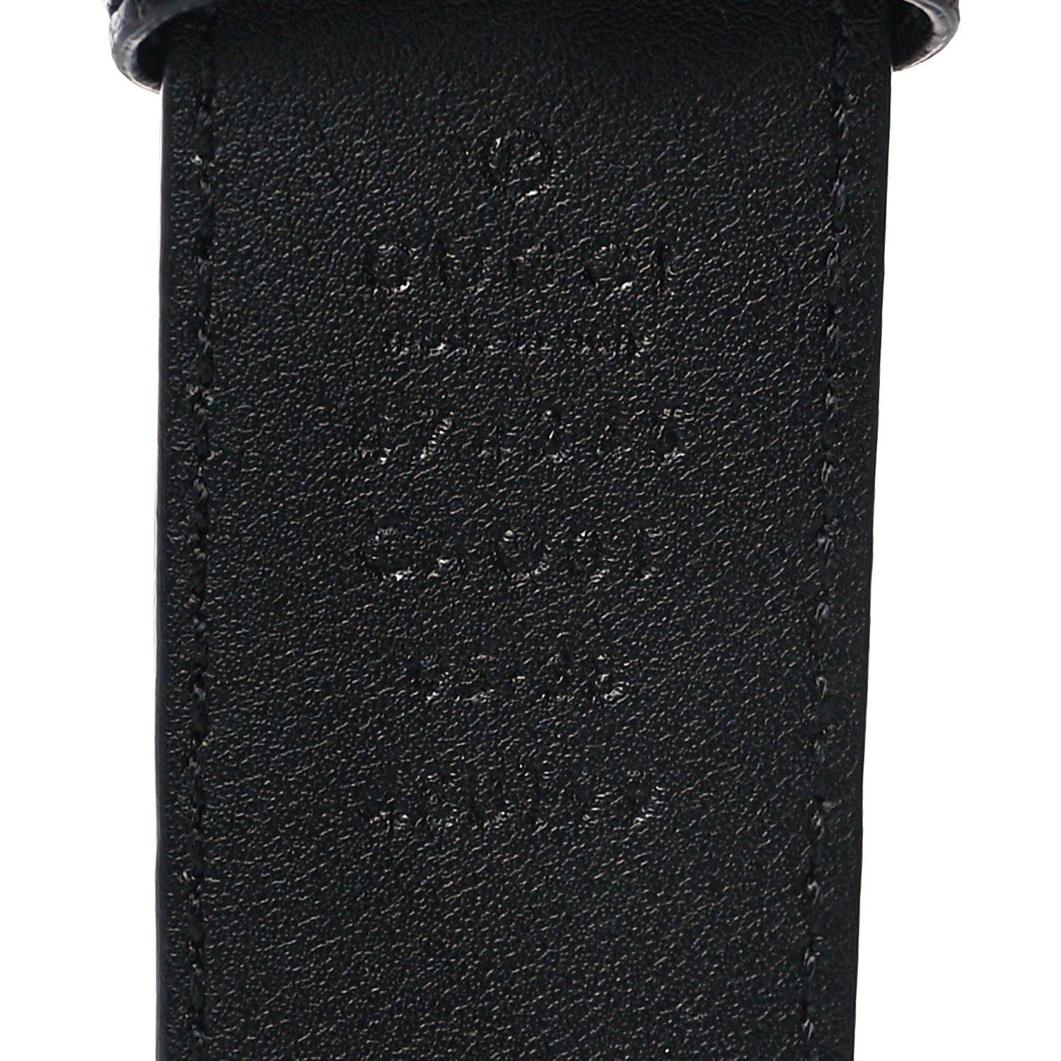 Gucci Calfskin Mens Interlocking G Belt 95 38 Black 5 of 5